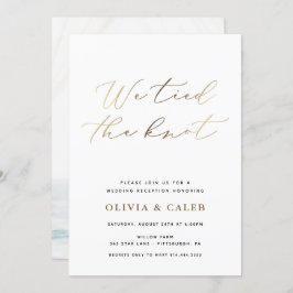 「結びました」挙式おめでとうございます 招待状