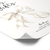 結びカードとギフトテーブルサインを結ぶ ポスター (角)