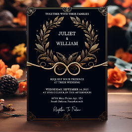 結びフローラかわいいロープ私たちは結び目結婚の 招待状