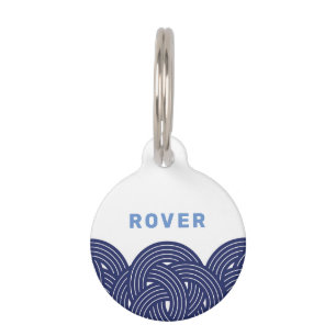 結び付いた ペット　ネームタグ