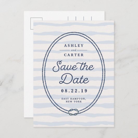 結び付いた | 日付航海のの保存 案内ポストカード (正面/裏面)