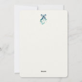 結び付き青いリボン シーズンカード (裏面)