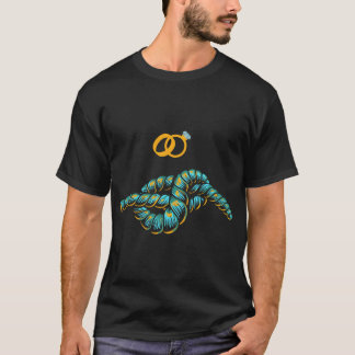 結び付けモダンカラフルる Tシャツ