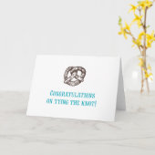 結び目おめでとう！カード カード (黄色い花)