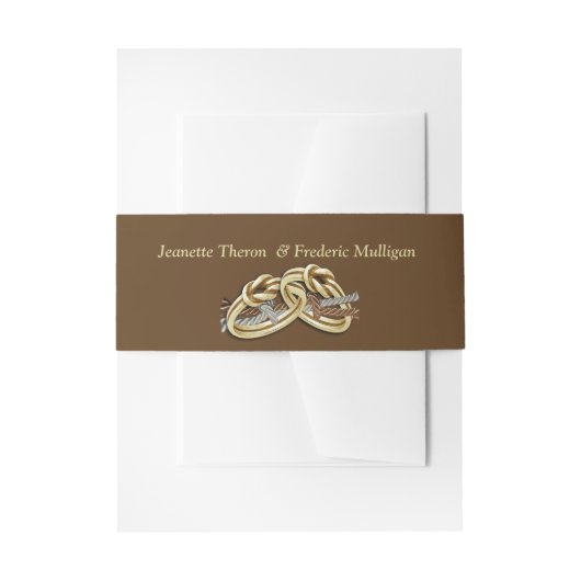 結び目お祝いベリーバンド 招待状ベリーバンド (正面例)