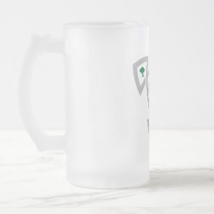 結び目が付いているDAoCの曇らされたガラスのマグ フロストグラスビールジョッキ