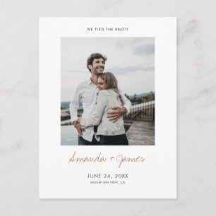 結び目だ!モダン写真結婚展 案内ポストカード