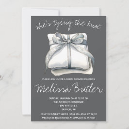 結び目だ！リングや輪ボックスブライダルシャワー 招待状