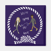 結び目に色の付いたアニメ航海のを結ぶ マグネット (正面)