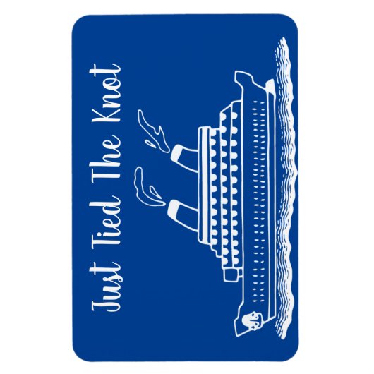 結び目のハネムーンのク結婚ルーズキャビンドアを結んだ マグネット (縦)