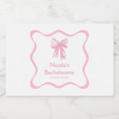 結び目のバチェロレッテシャンパン スパークリングワインラベル (シングルラベル)