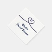 結び目のビーチ結婚式だ航海の スタンダードカクテルナプキン (角)