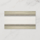 結び目のビーチ結婚式の素朴Webサイトの挿入 エンクロージャーカード (裏面)