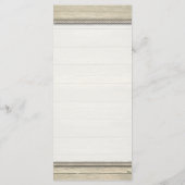 結び目のビーチ結婚式メニュ素朴ーを結ぶ メニュー (裏面)