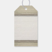 結び目のビーチ結婚式 ギフトタグ (裏面)