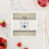 結び目のビーチ結婚式 スタンダードカクテルナプキン (インサイチュ)