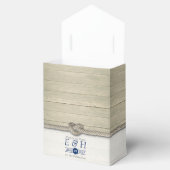 結び目のビーチ結婚式 フェイバーボックス (オープン)