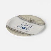 結び目のビーチ結婚式 ペーパープレート (アングル)