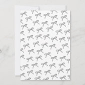 結び目のブライダルシャワーだお洒落 招待状 (裏面)