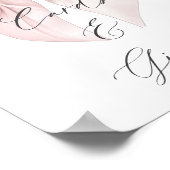 結び目のブライダルシャワーカード&ギフト ポスター (角)