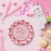 結び目のブライダルシャワーパーソナライズされた ペーパープレート (パーティー)