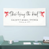 結び目のブライダルシャワーパーソナライズされた 横断幕 (トレードショー)