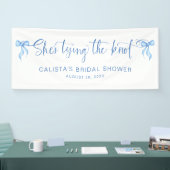 結び目のブライダルシャワーパーソナライズされた 横断幕 (トレードショー)