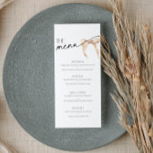 結び目のブライダルシャワーメニュー中立弓