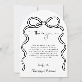 結び目のブライダルシャワー写真 招待状