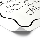 結び目のブライダルシャワー数を推測するキス ポスター (角)