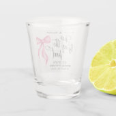 結び目のブライダルシャワー ショットグラス (裏面)