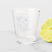 結び目のブライダルシャワー ショットグラス (裏面)