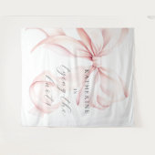 結び目のブライダルシャワー タペストリー (正面(横))