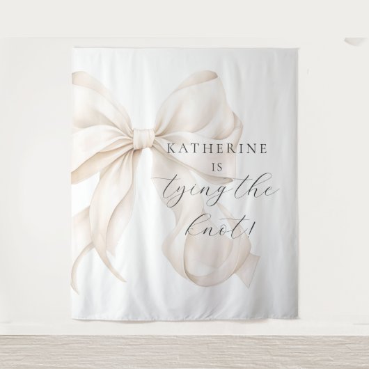 結び目のブライダルシャワー タペストリー (正面)