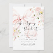 結び目のブライダルシャワー 招待状 (正面)