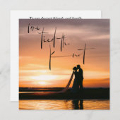 結び目の写真の落書き発表 ノートカード (正面/裏面)