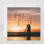 結び目の写真の落書き発表 ノートカード (正面)