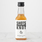 結び目の前のバチェロレッテ リキュールボトルラベル (正面)