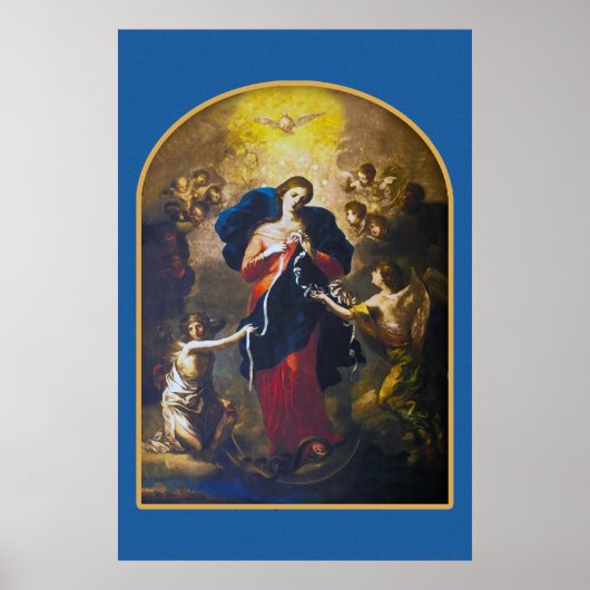 結び目の女性の献身的なイメージ。 ポスター (正面)