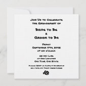 結び目の婚約パーティを結ぶこと 招待状 (裏面)