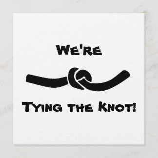 結び目の婚約パーティを結ぶこと 招待状