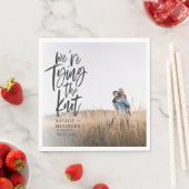 結び目の婚約パーティ スタンダードランチョンナプキン (インサイチュ)