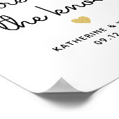 結び目の婚約標識 ポスター (角)