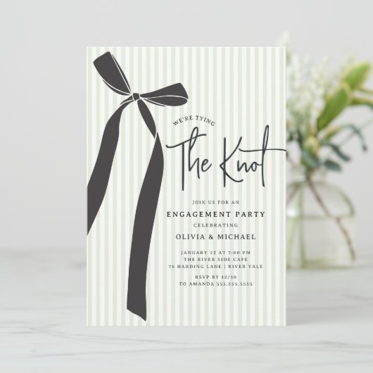 結び目の婚約 招待状 (スタンド正面)