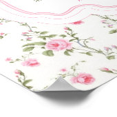 結び目の弓ブライダルシャワーへようこそ ポスター (角)