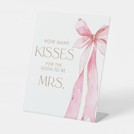 結び目の数を推測するキス 台座サイン (正面)