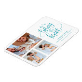 結び目の日付を保存する3の写真シンプルを結ぶ マグネット (左側)