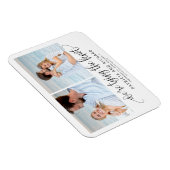 結び目の日付2の写真を保存する マグネット (右側)