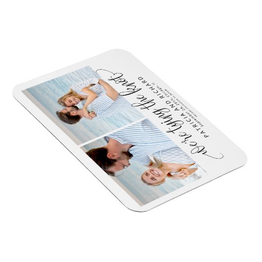 結び目の日付2の写真を保存する マグネット (右側)