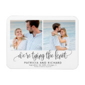 結び目の日付2の写真を保存する マグネット (横)